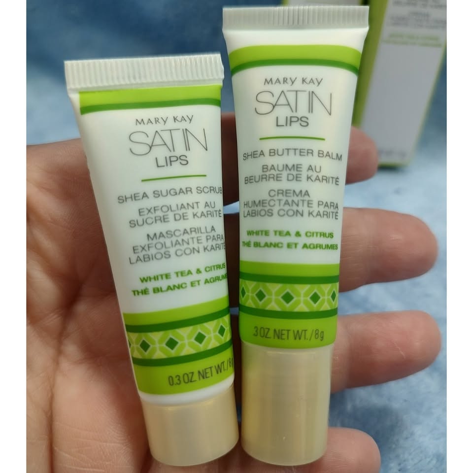 Mary Kay White Tea & Citrus Satin Lips® Set, Scrub and Balm - photo 3