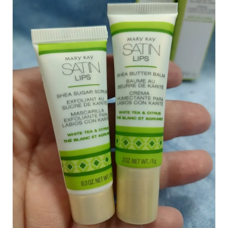 Mary Kay White Tea & Citrus Satin Lips® Set, Scrub and Balm image indicator(3)