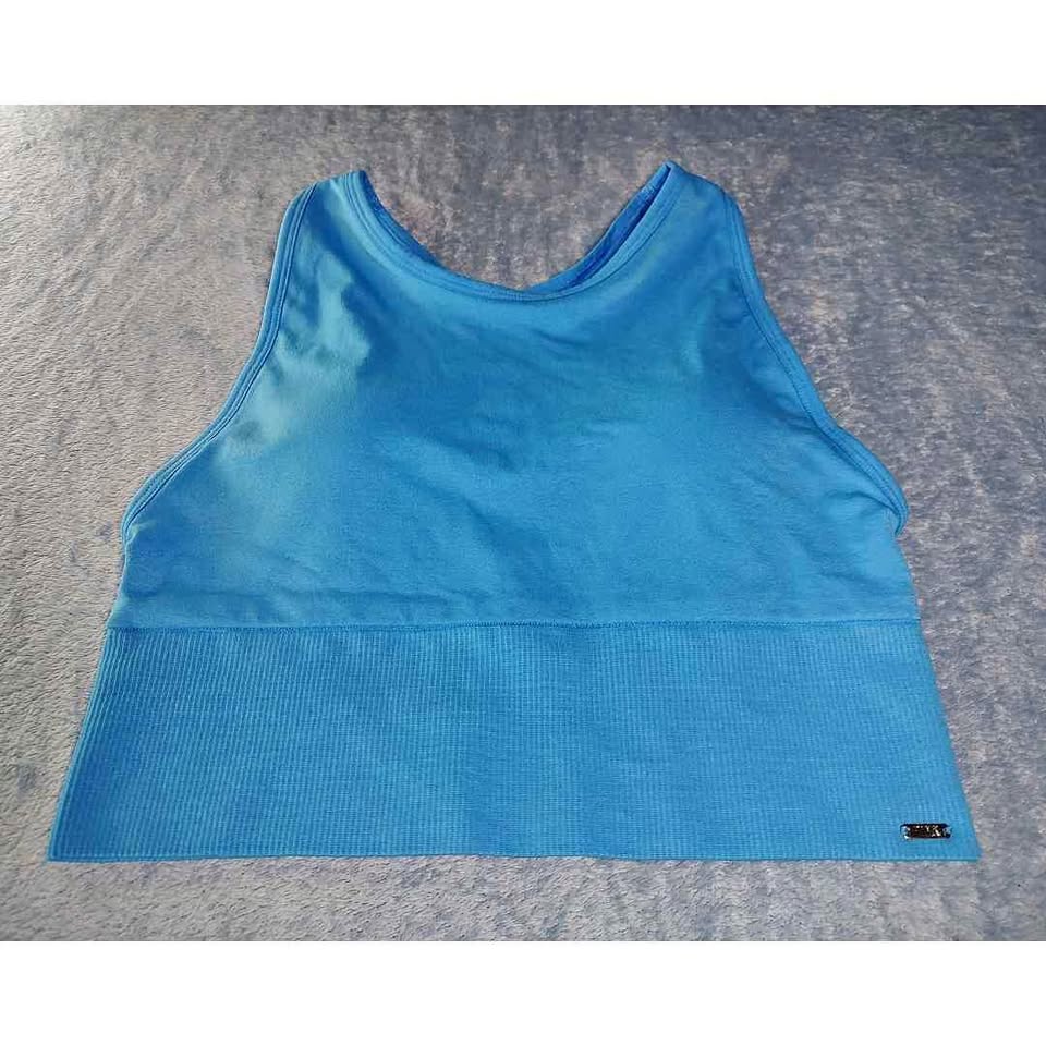 PINK VS Seamless Lightly Lined M Bra, Light Blue, NEW