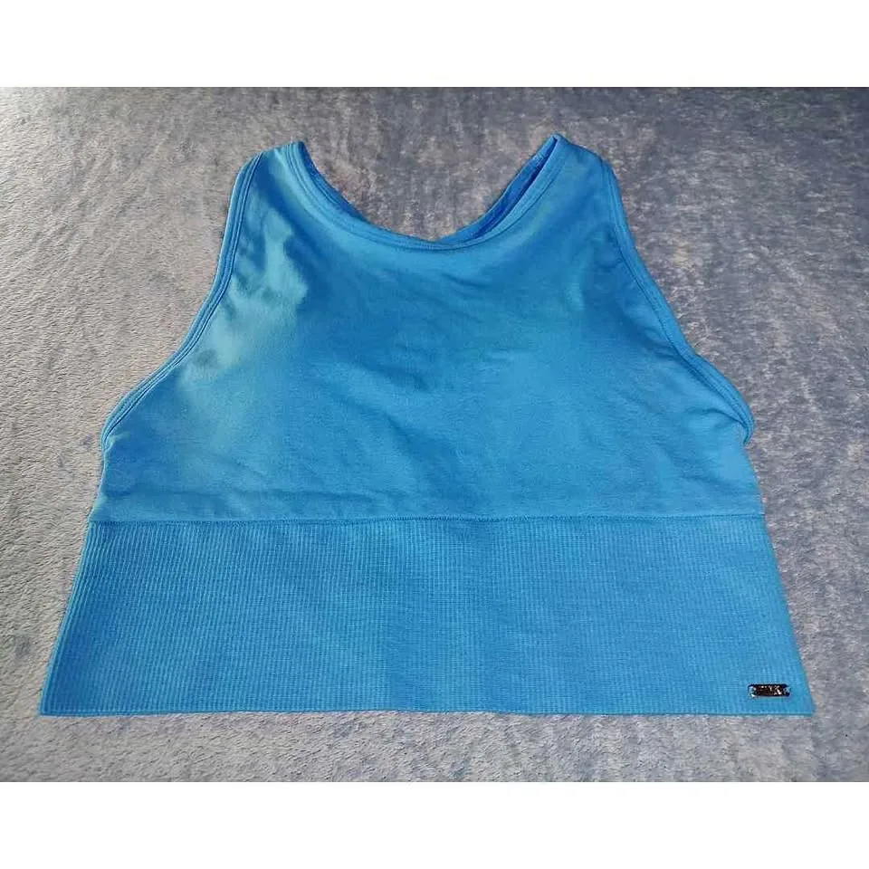 PINK VS Seamless Lightly Lined M Bra, Light Blue, NEW