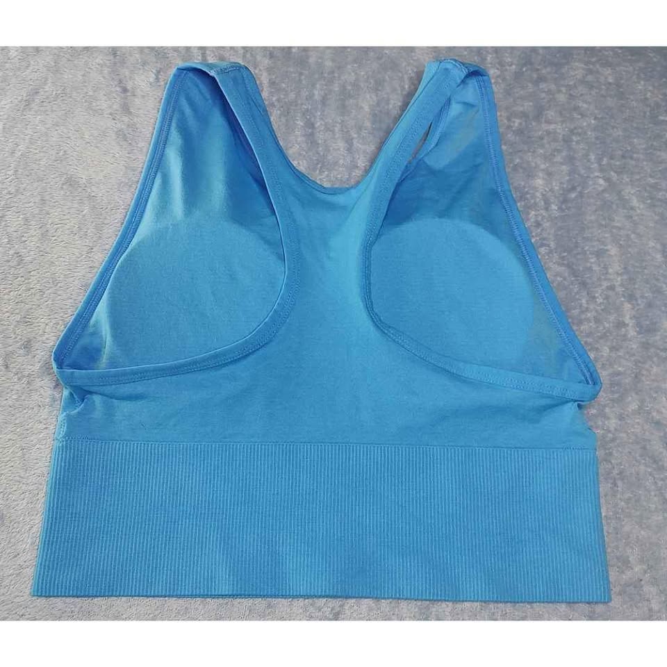PINK VS Seamless Lightly Lined M Bra, Light Blue, NEW - photo 3