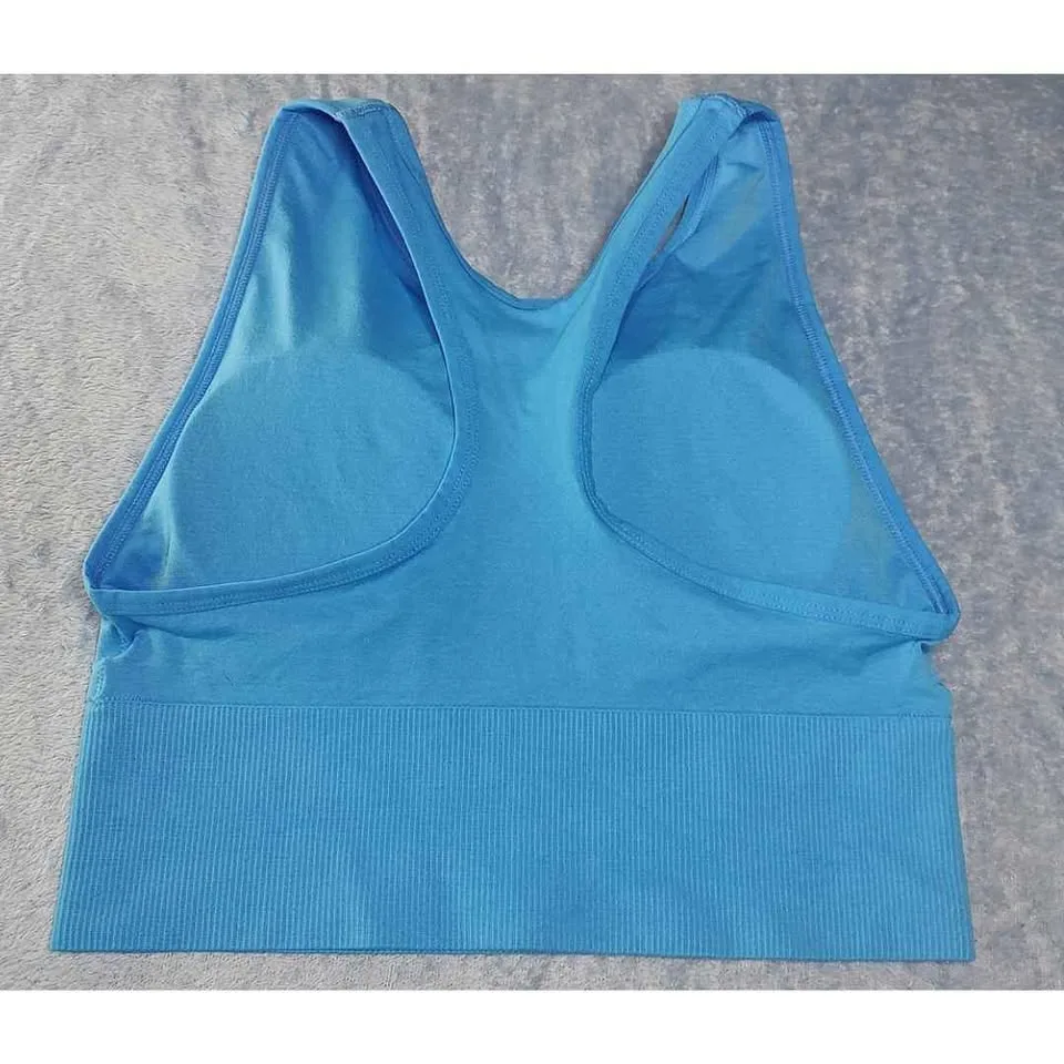 PINK VS Seamless Lightly Lined M Bra, Light Blue, NEW image indicator(3)