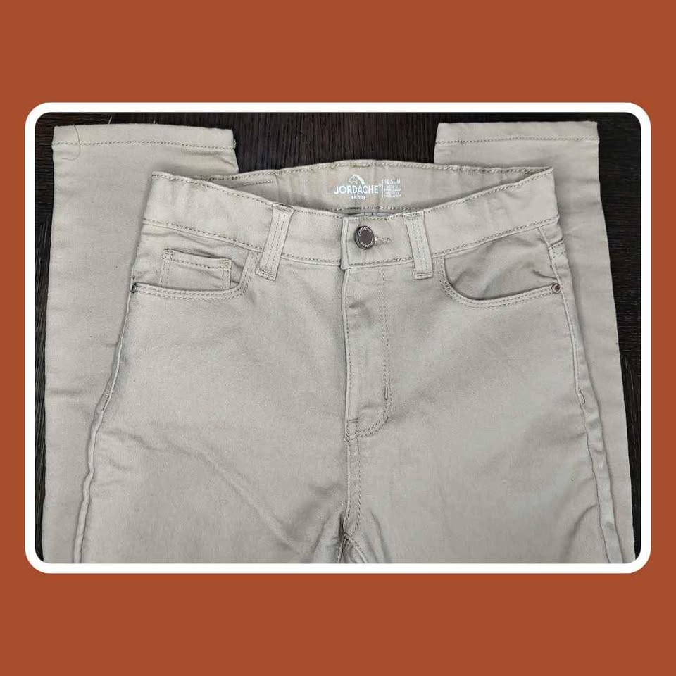 JORDACHE Girls Skinny Jeans, Khaki, Size 10, NWOT - photo 2