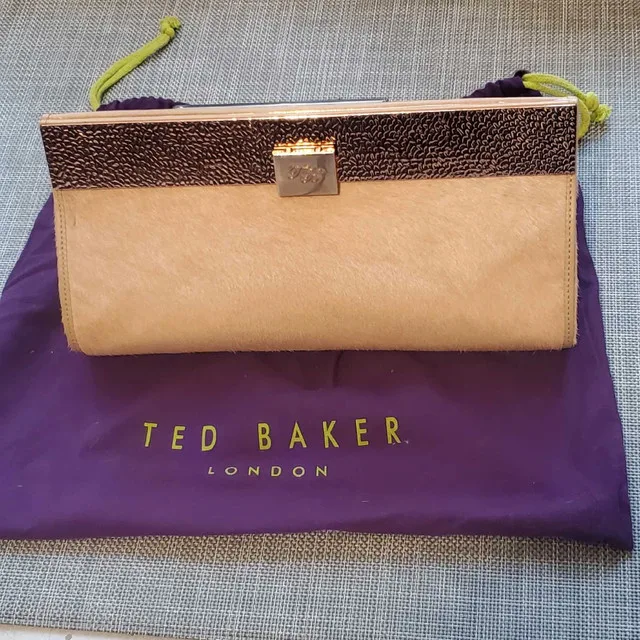 Ted Baker Clutch pony Fur Purse Bag image indicator(2)