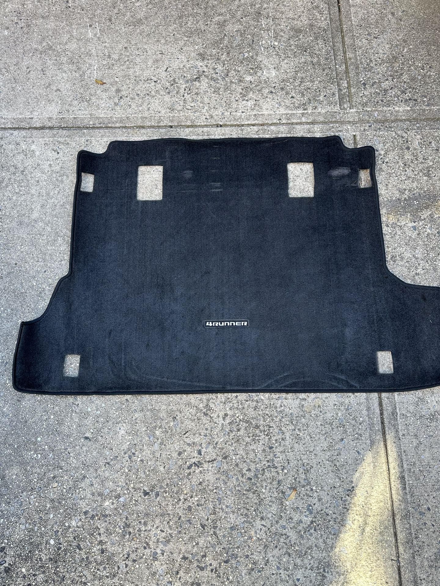 TOYOTA 4RUNNER 2010-2020 BLACK CARGO CARPET MAT 3RD SEAT 🚙 🥕