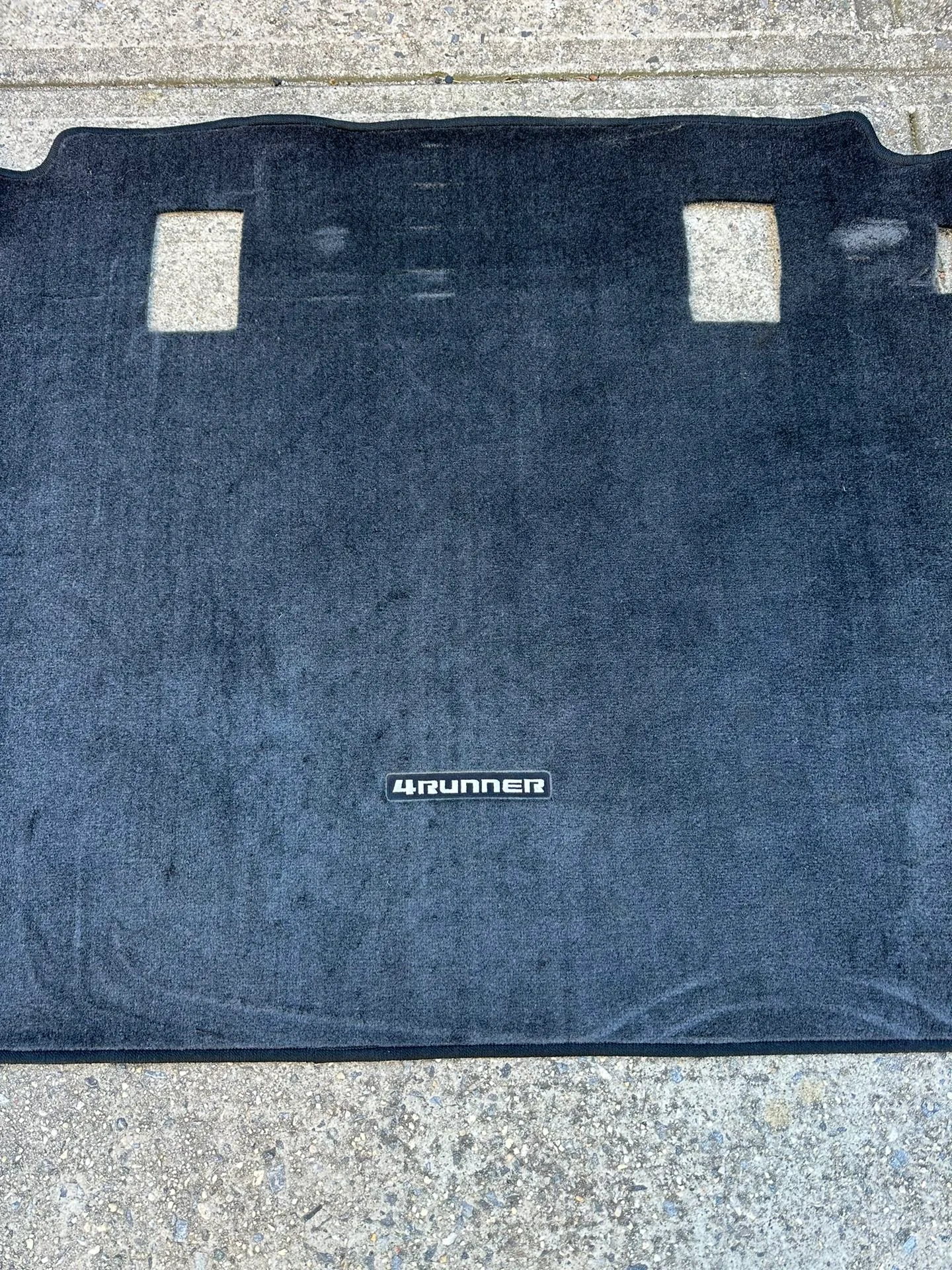 TOYOTA 4RUNNER 2010-2020 BLACK CARGO CARPET MAT 3RD SEAT 🚙 🥕 image indicator(2)