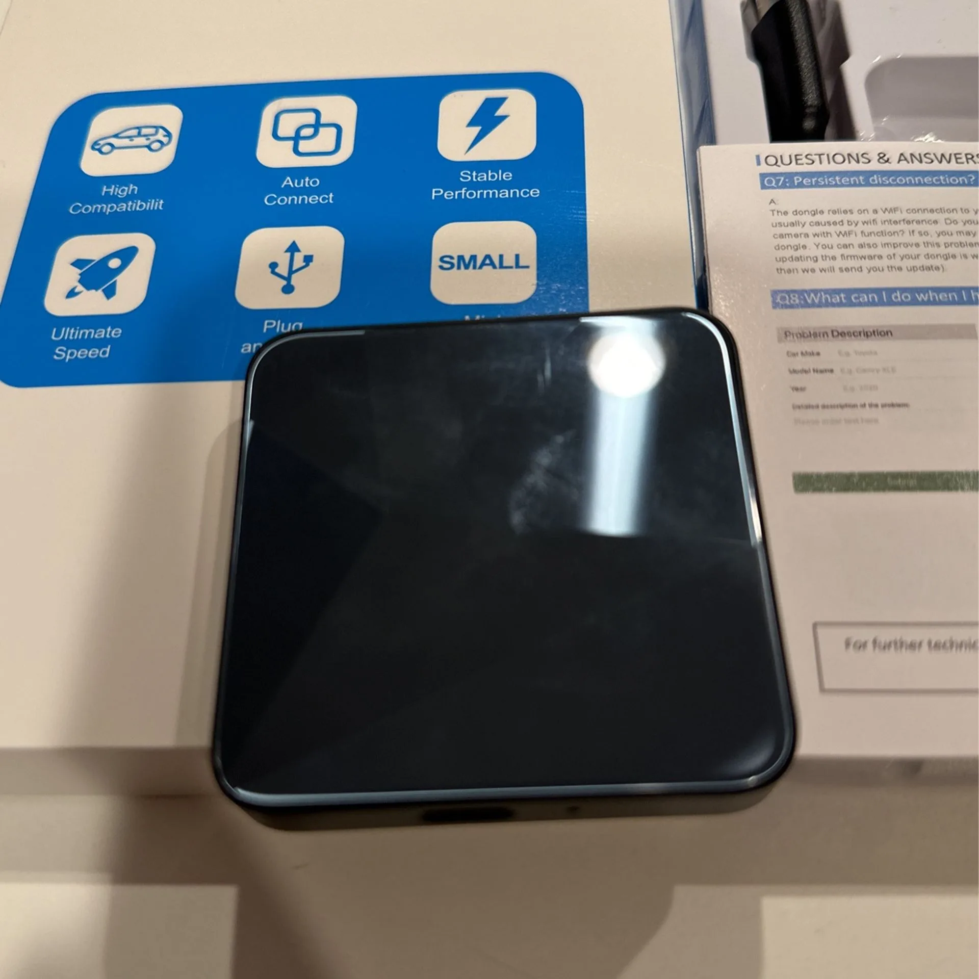 CarPlay Wireless Adapter for iPhone 🥕 image indicator(2)