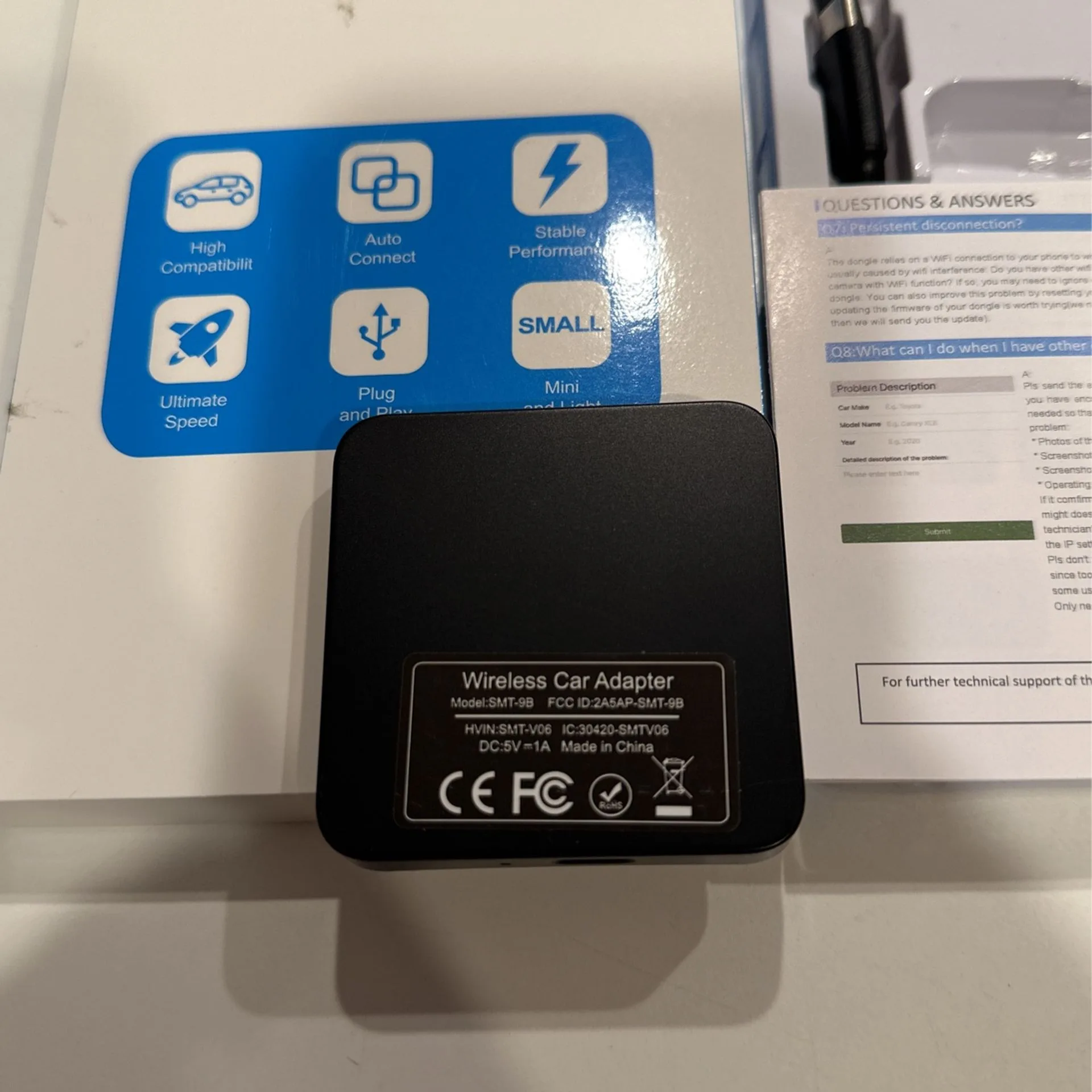 CarPlay Wireless Adapter for iPhone 🥕 image indicator(3)