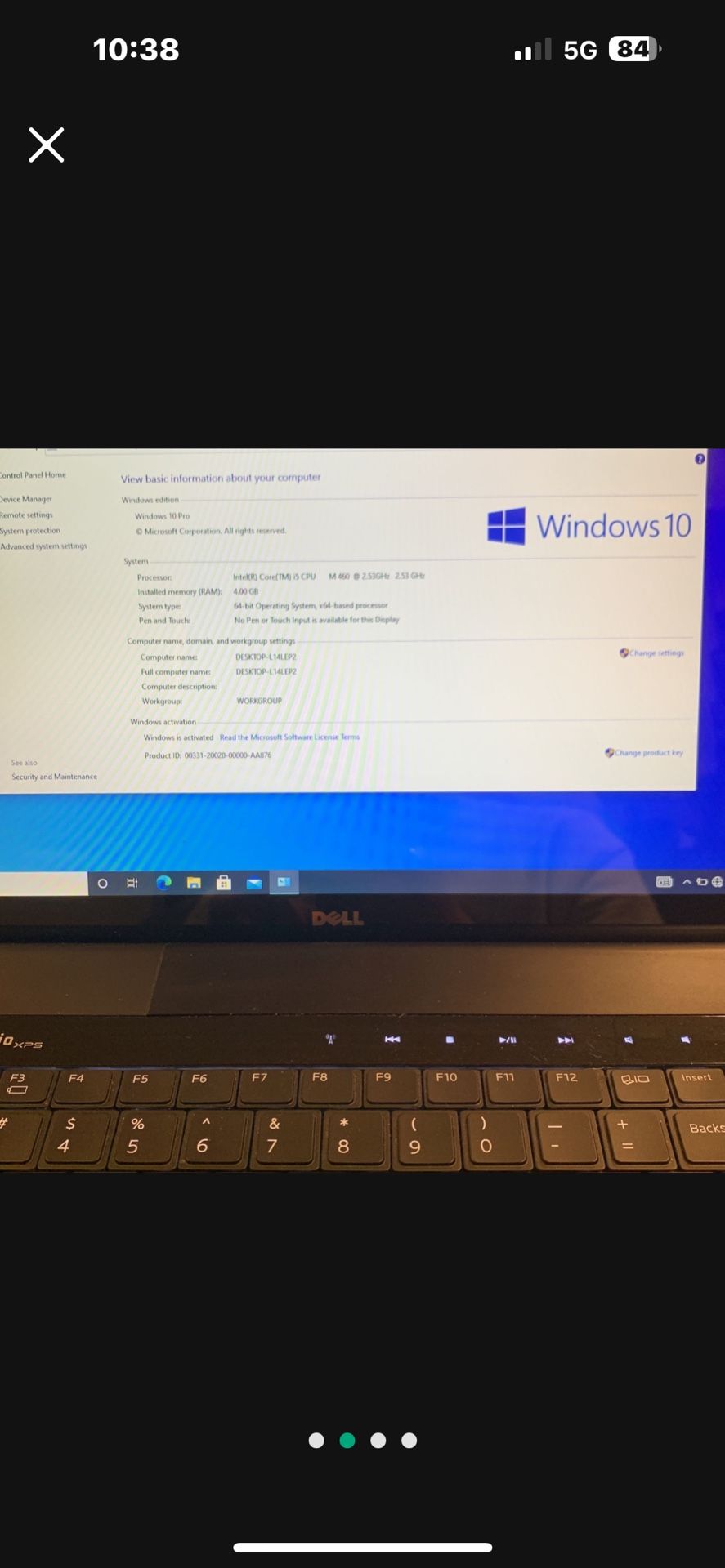 Dell Studio XPS 1645 i5 CPU Window 10 💻 - photo 3