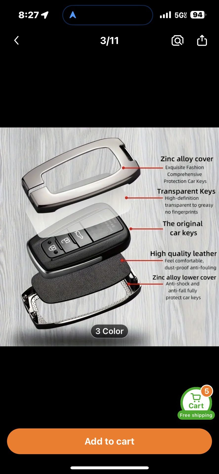 Car Remote Smart Key Cases For Toyota Camry PriusRAV4 - photo 2