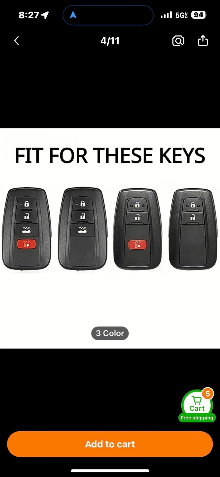 Car Remote Smart Key Cases For Toyota Camry PriusRAV4 image indicator(3)