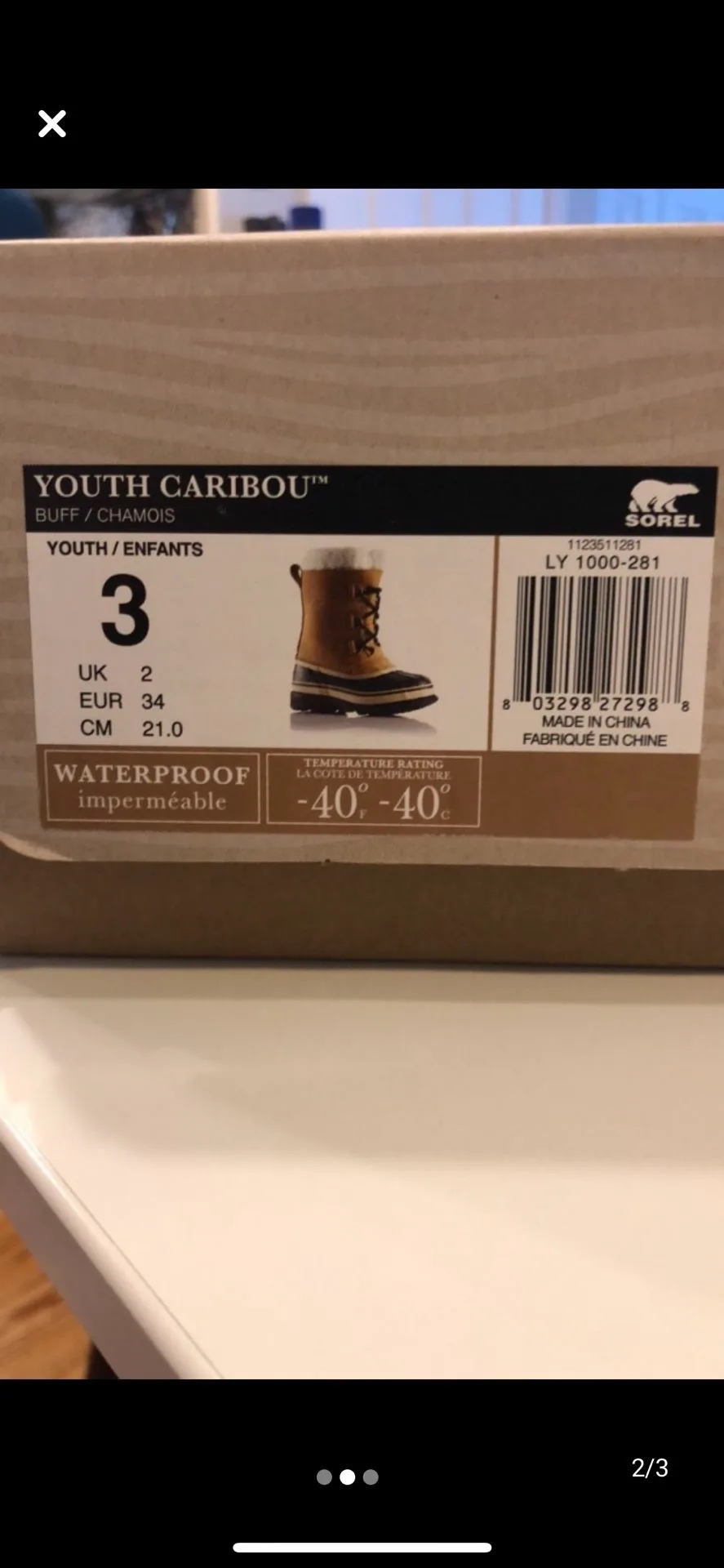 YOUTH CARIBOU YOUTH / ENFANTS 3 🥕 image indicator(2)