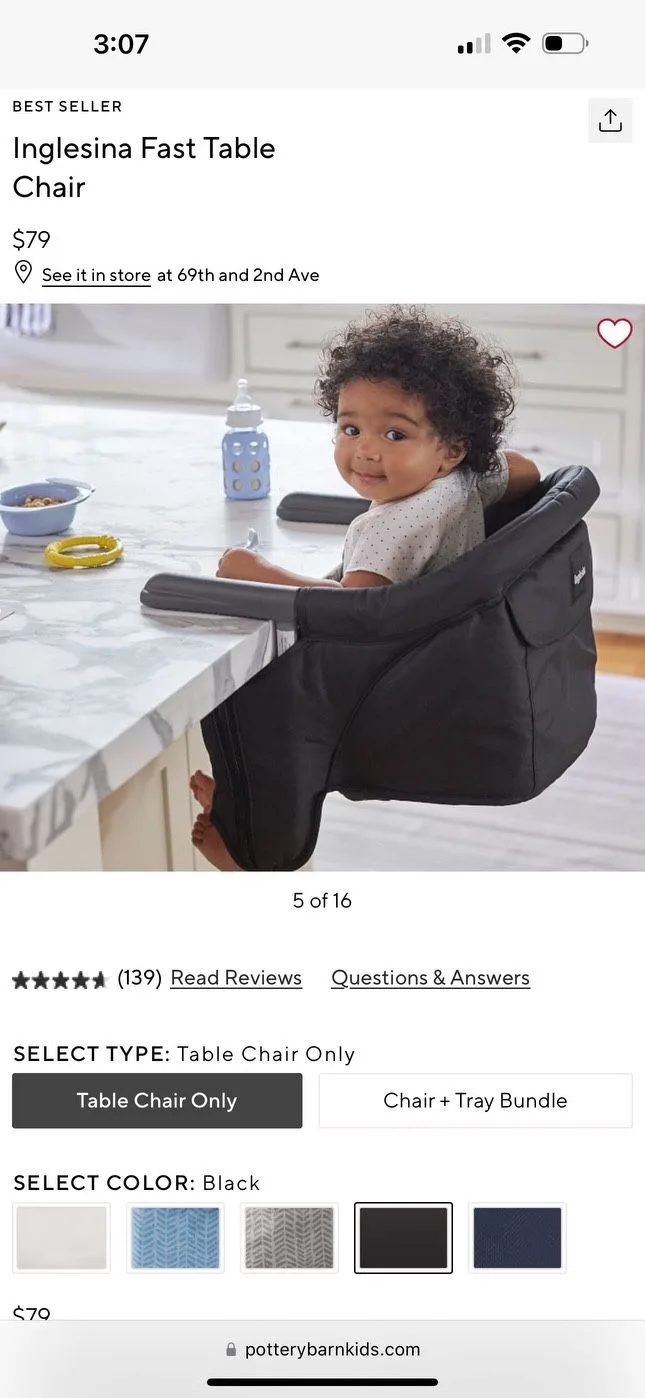Baby Table Chair thumbnail