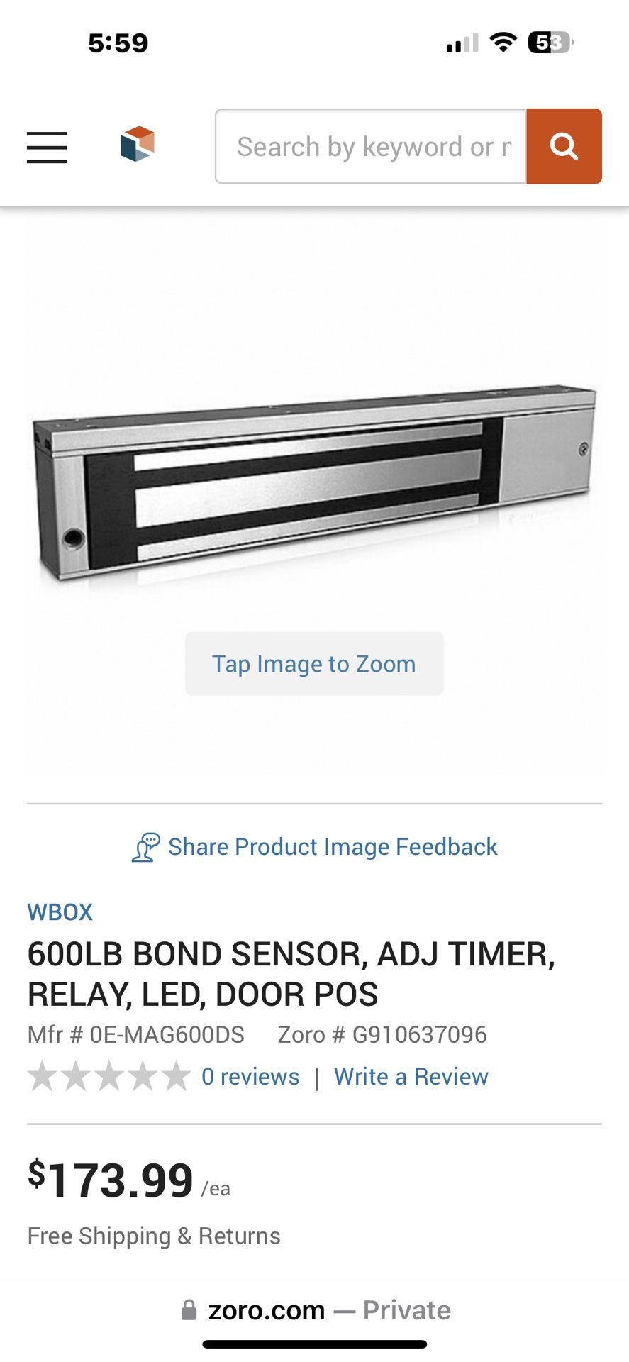 Wbox technology model: OE-MAG 600LB MFG Date : 05/2020 - photo 4