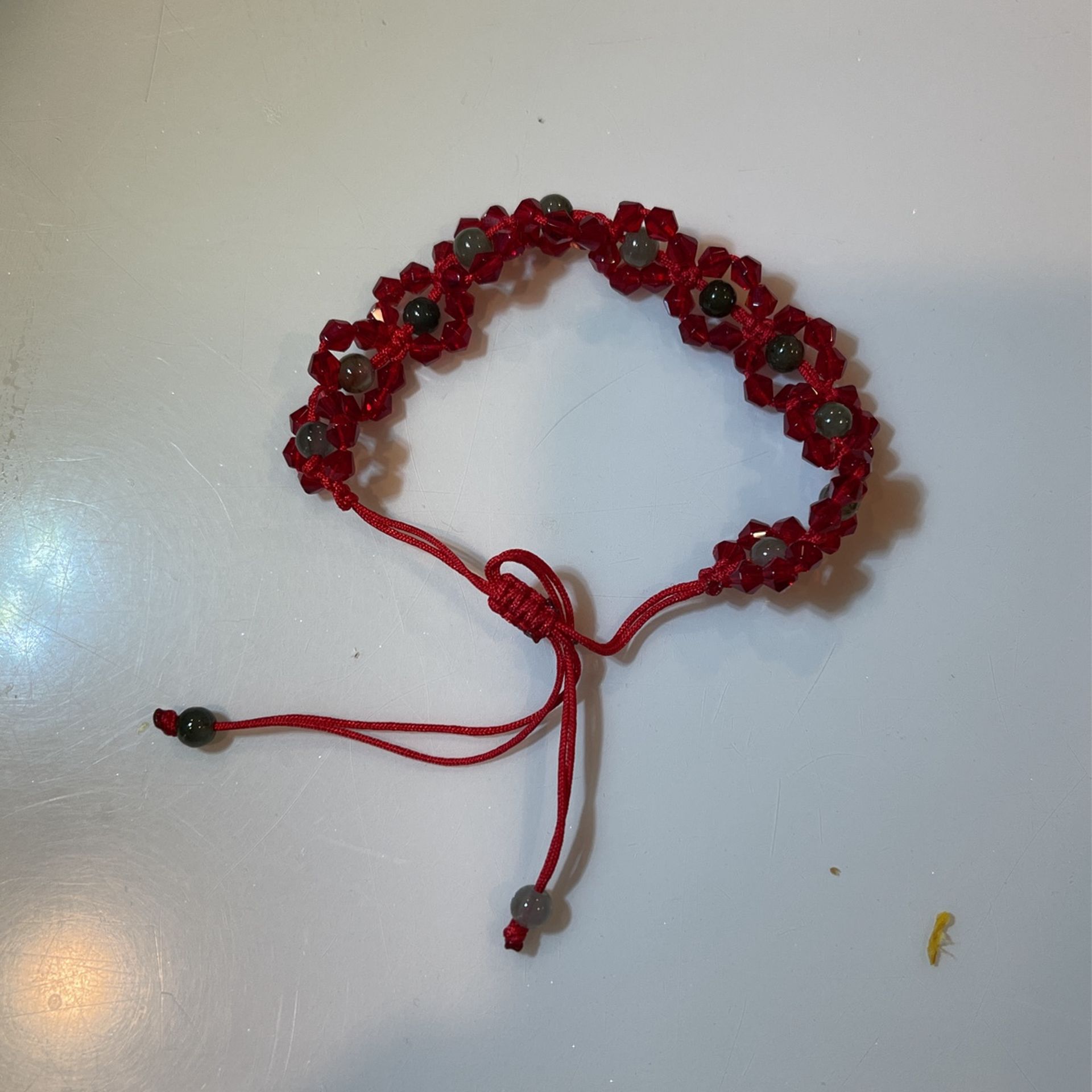 Buddha Stones Handmade Jade Lucky Bead Braided Bracele 🥕