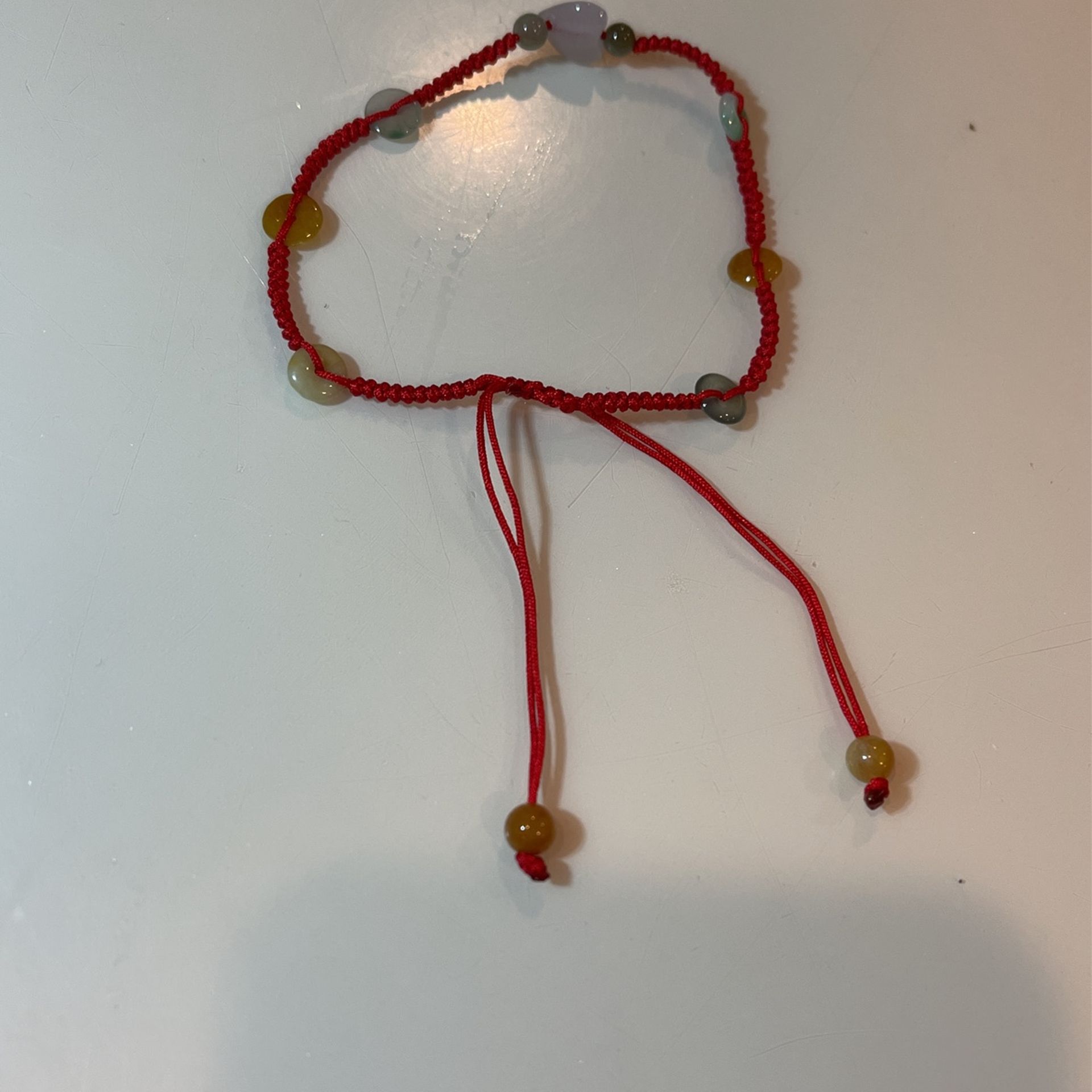 Buddha Stones Handmade Jade Lucky Bead Braided Bracele