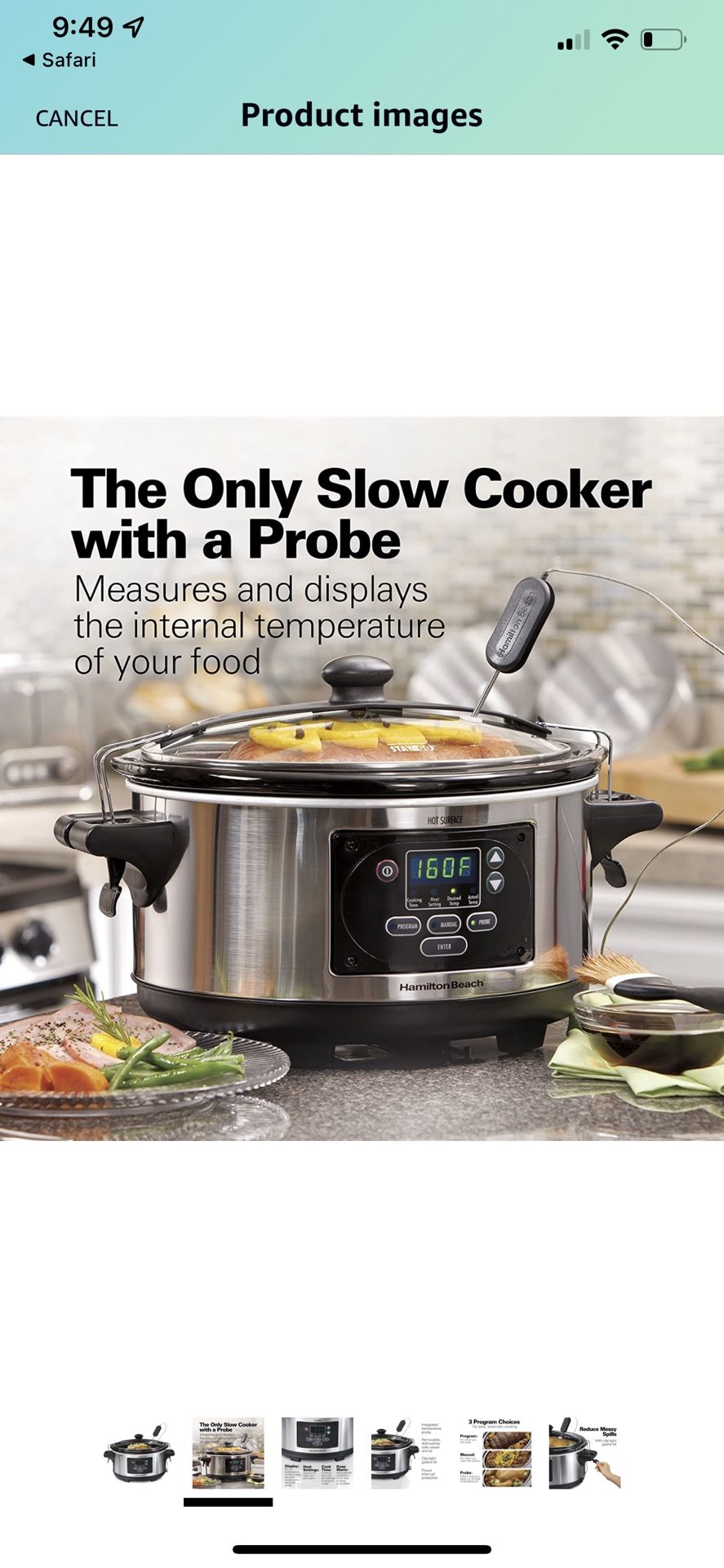 Hamilton Beach 6 Quart Slow Cooker - photo 3