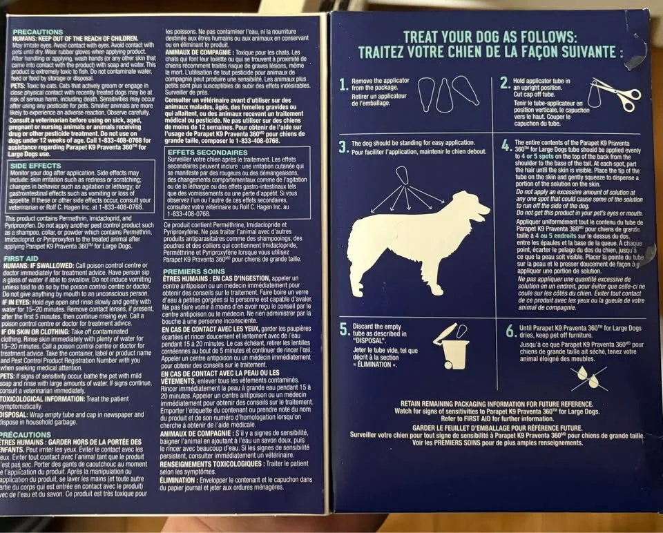Dog Flea Treatment K9 Praventa 360 image indicator(3)
