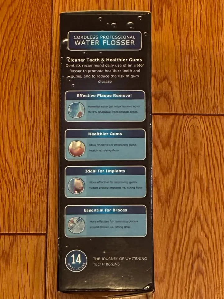 Siillk Water Flosser, Cordless, Professional, Brand new image indicator(3)