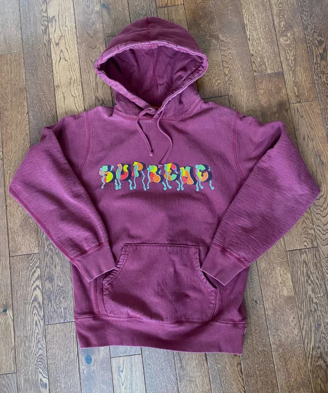Supreme Blade Whole Car Hoodie Burgundy