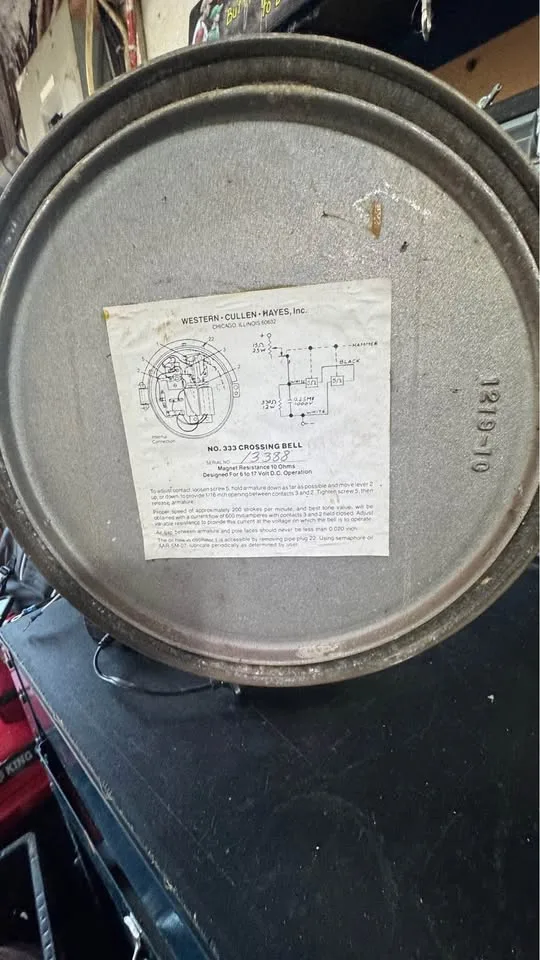 Railway Crossing Bell (decommissioned but Working ) image indicator(2)