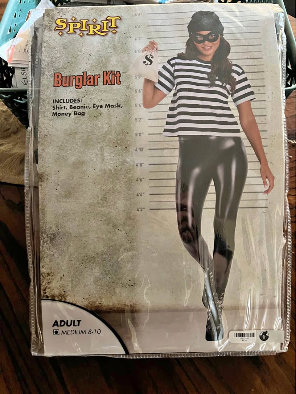 Adult female, burglar costume, for Halloween
