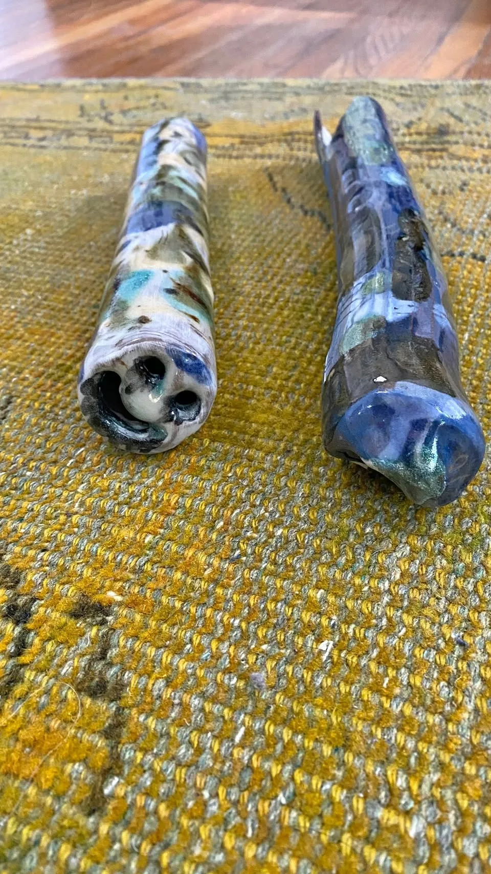 Weird art- Decorative Ceramic Cylinders