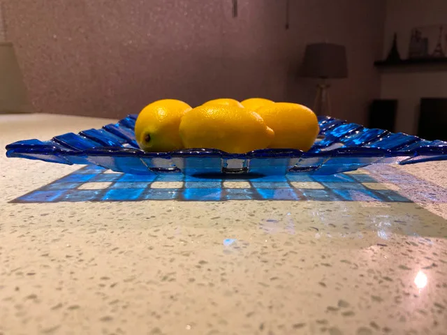 Decor plate blue image indicator(2)