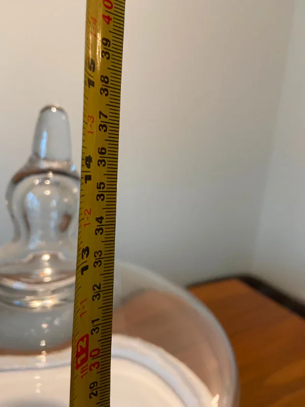 PEDESTAL CAKE STAND 2-piece Ceramic and glass Cake Dome image indicator(6)