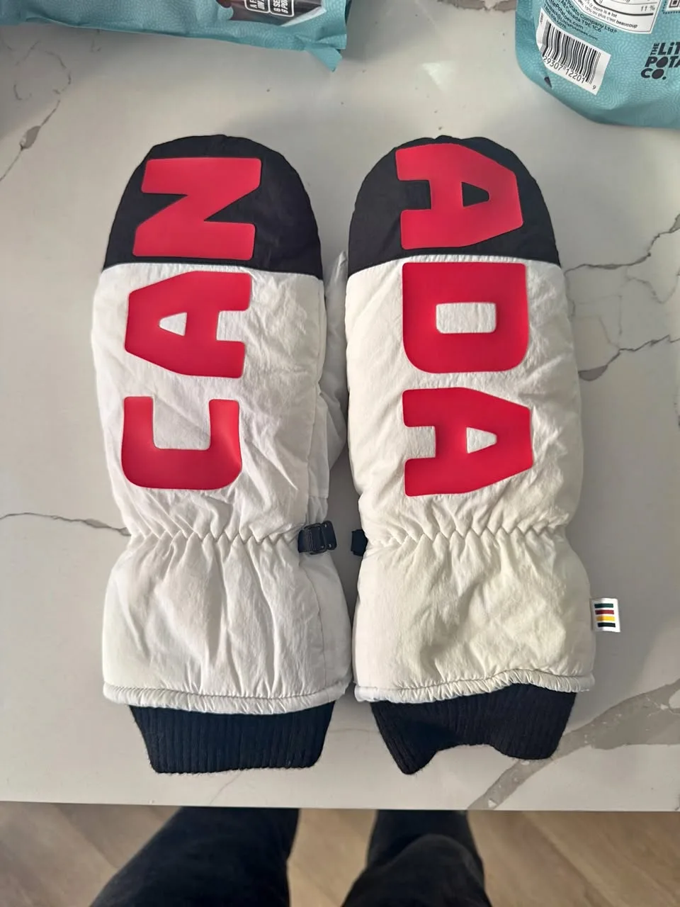 Team Canada Olympic Mittens- Hudson's Bay Size ADULT L/XL