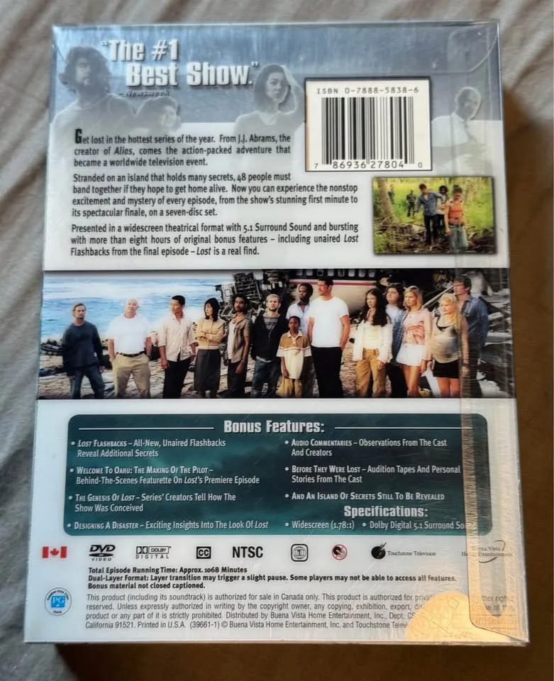 LOST DVD- complete season 1 & 2 image indicator(2)