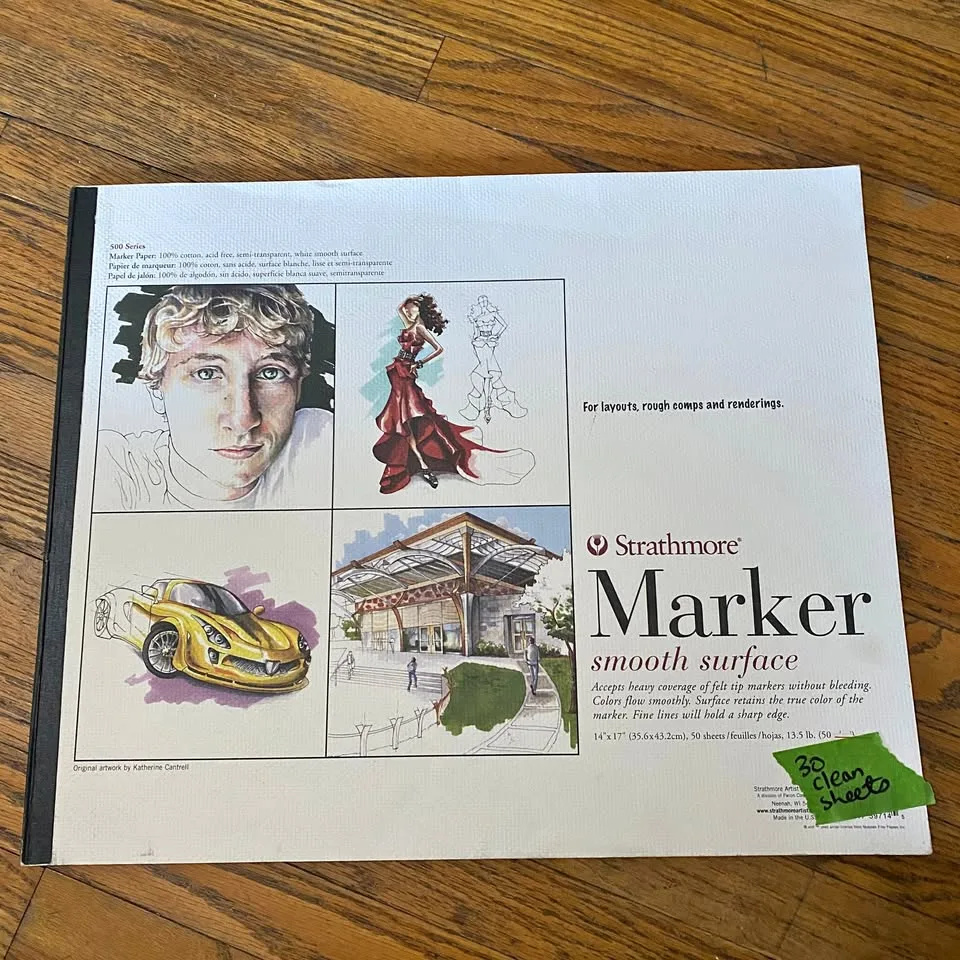 Marker paper pad - Strathmore smooth surface