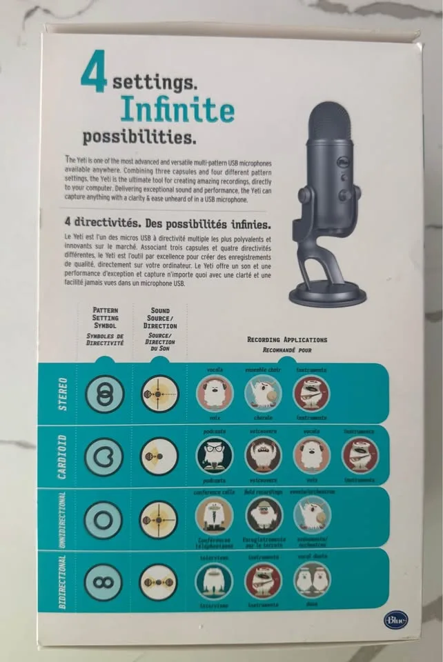 Blue Microphones Yeti USB Microphone - Space Gray image indicator(2)