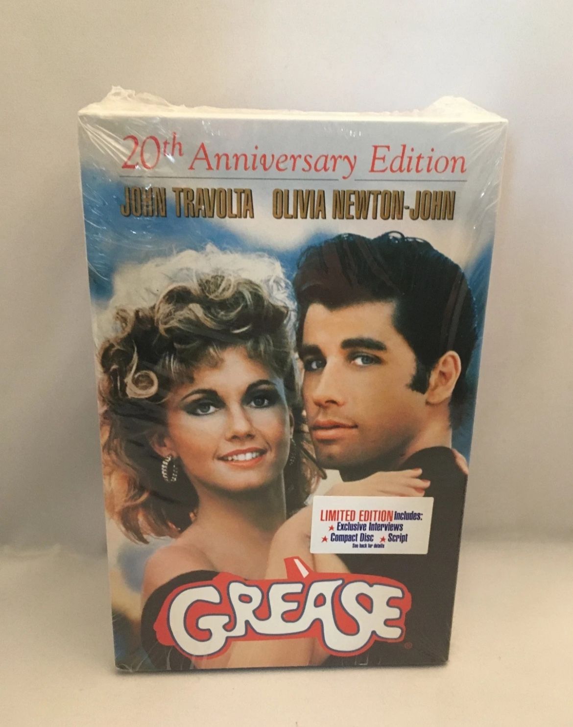 Grease (VHS, 1998, 20th Anniversary Edition) -SEALED-