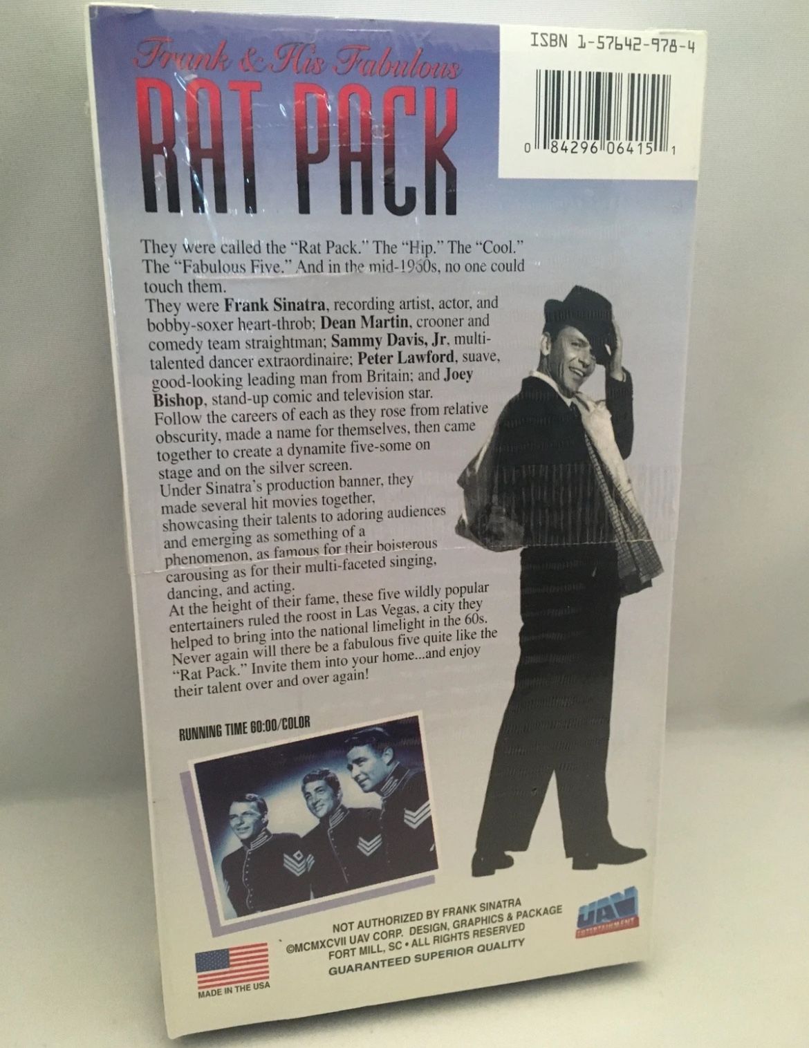 Frank and his fabulous Rat Pack VHS. - photo 2