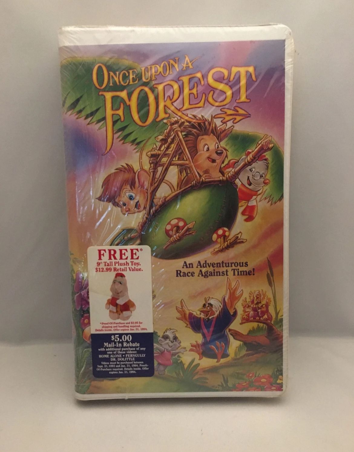 Once Upon a Forest (VHS, 1993) - SEALED- see description