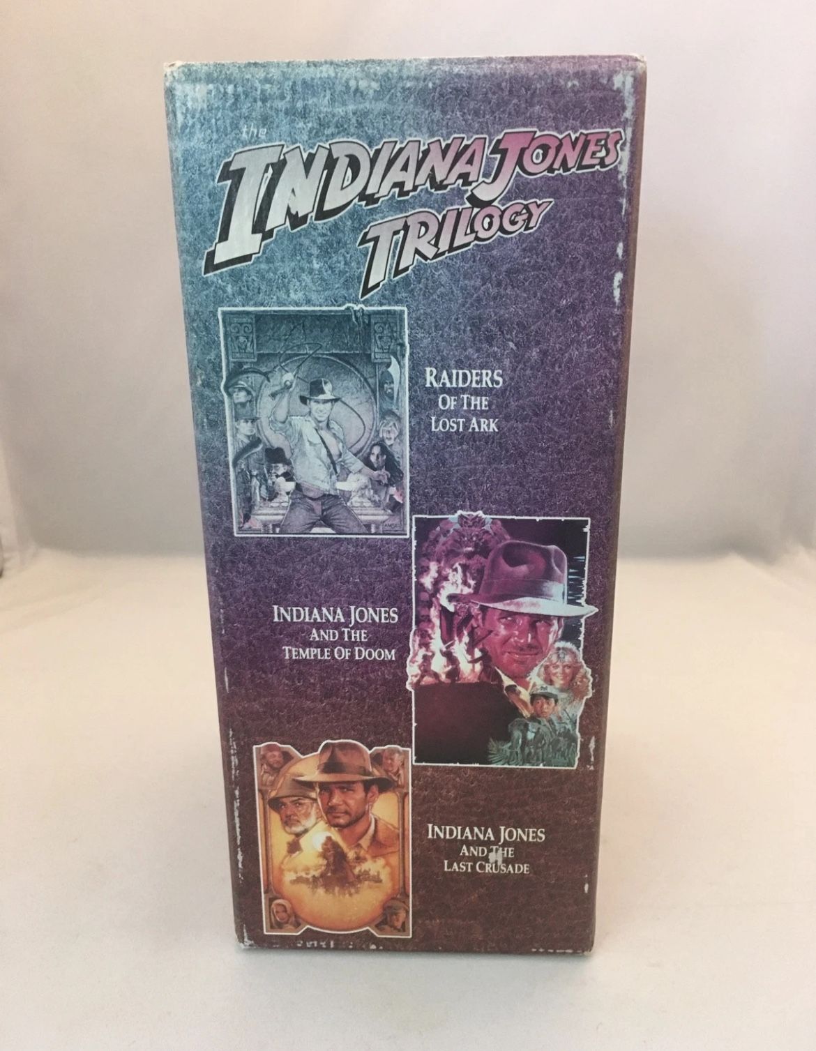 Indiana Jones VHS 3-Tape BOX Set -used- good condition - photo 2