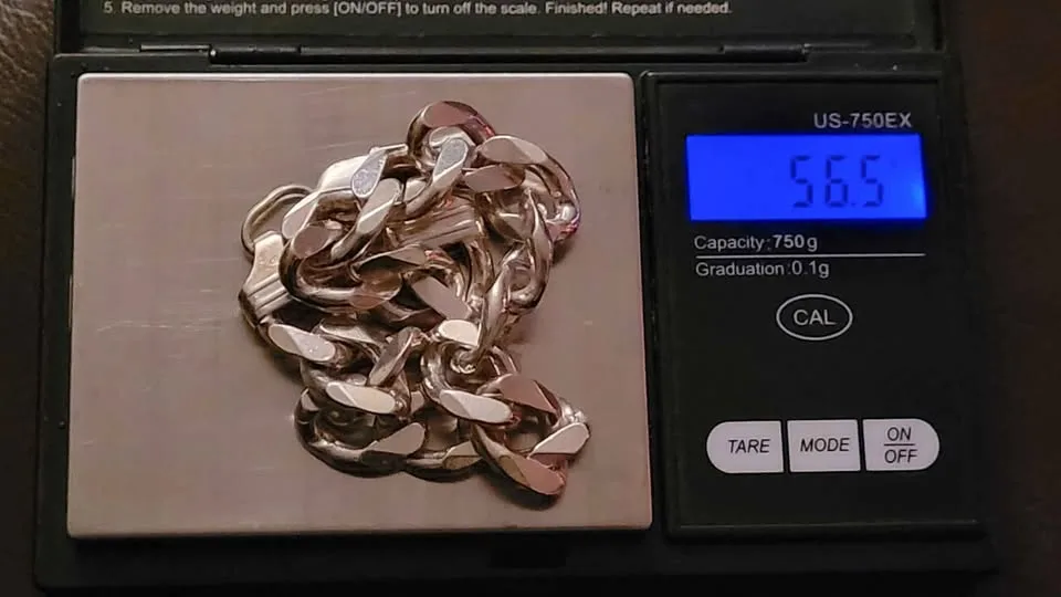 9" Solid Sterling Silver Cuban Link Bracelet image indicator(8)