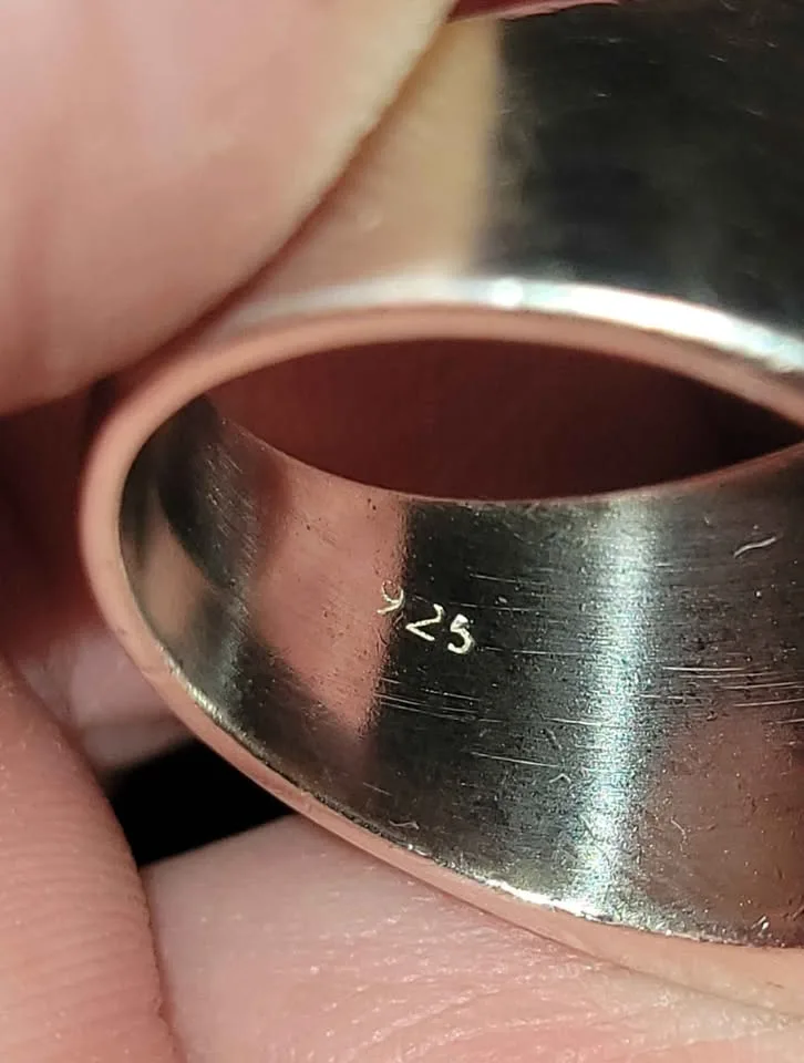 Solid Sterling Silver Ring - 16.3 Grams of .925 image indicator(6)