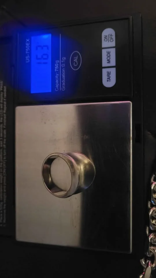 Solid Sterling Silver Ring - 16.3 Grams of .925 image indicator(7)