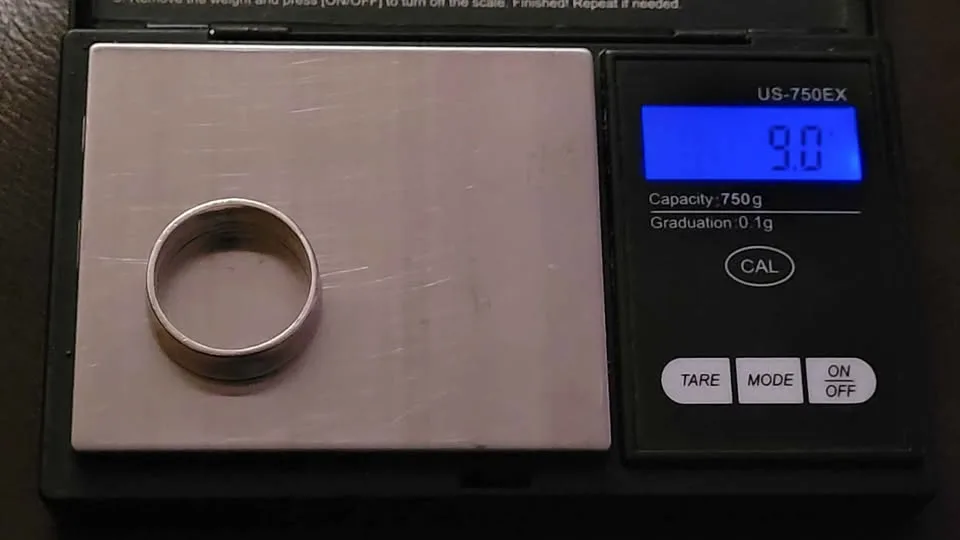 2 Silver Rings Made From Old Silver Coins image indicator(3)