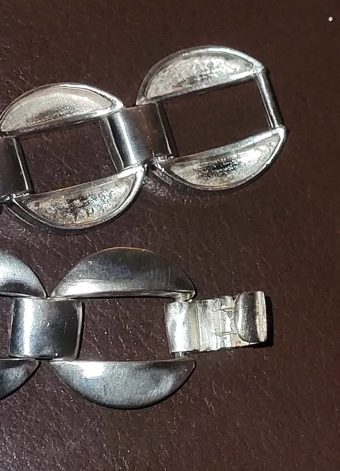 Unique Womens Bracelet - Solid Sterling Silver 44.9 grams image indicator(5)