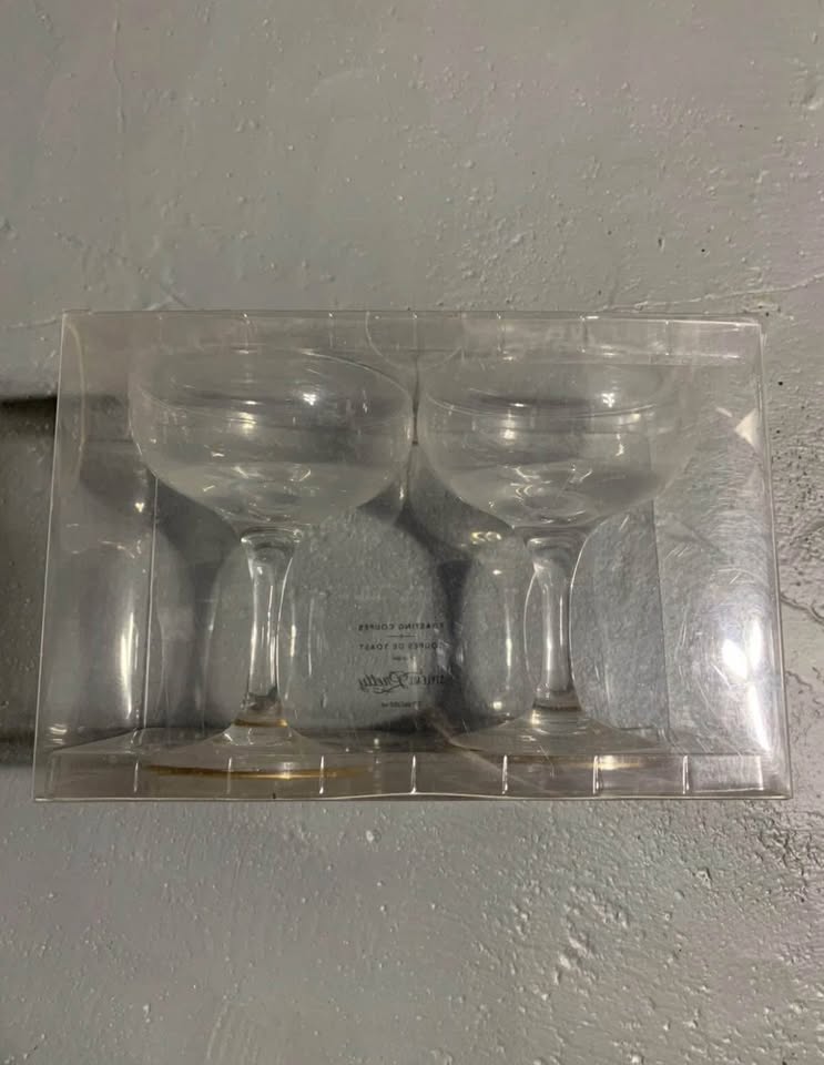 NEW - Style Me Pretty Bride & Groom Wedding Champagne Glasses - photo 3
