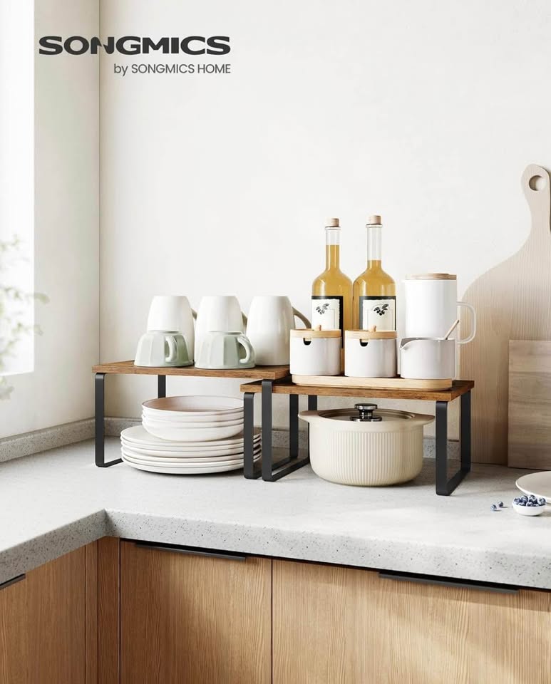 Cabinet Organizer Shelf Set – Brand New (Set of 2) - photo 3