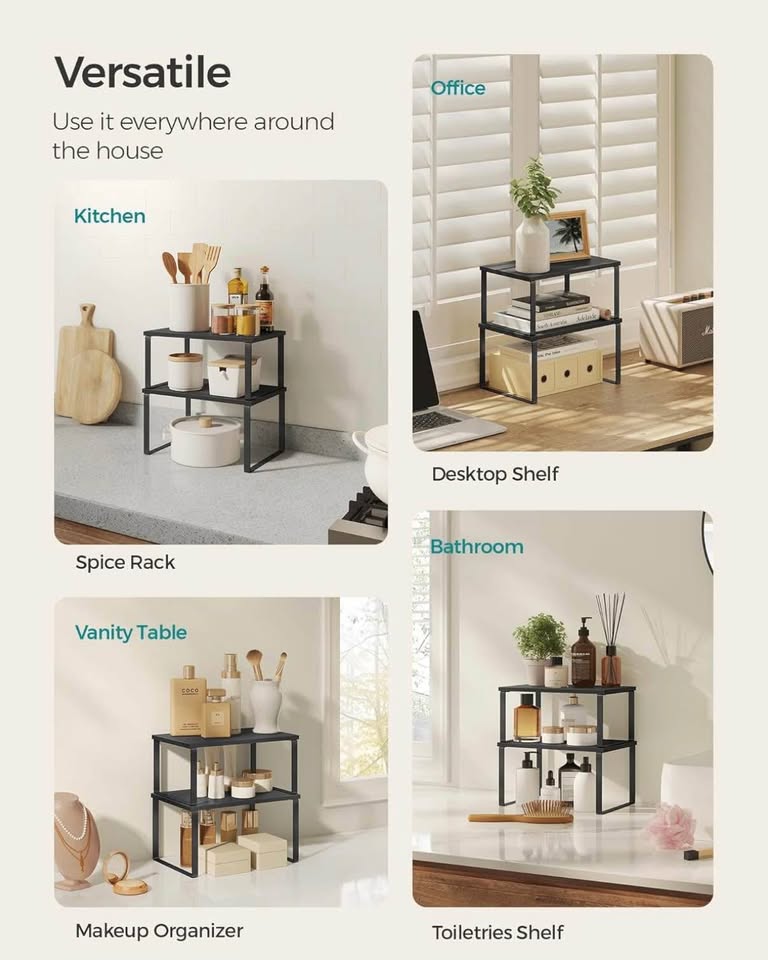 Cabinet Organizer Shelf Set – Brand New (Set of 4) - photo 2