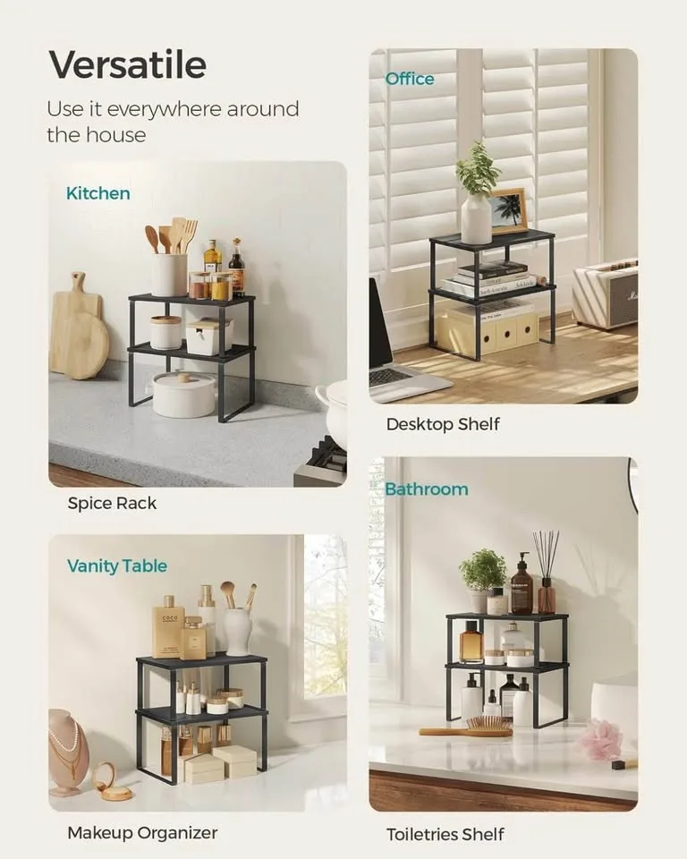 Cabinet Organizer Shelf Set – Brand New (Set of 4) image indicator(2)