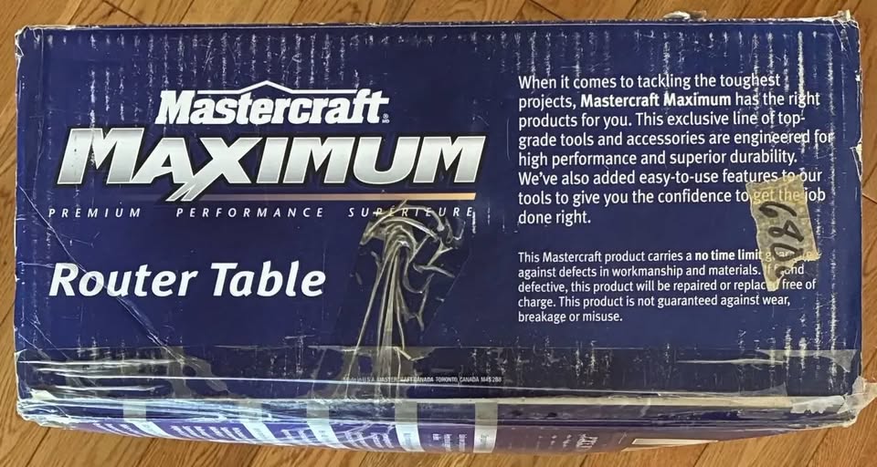 Mastercraft Router Table. Brand new. Never used. - photo 4