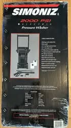 Simoniz electric pressure washer 2000 psi. Brand new. Never used - photo 3