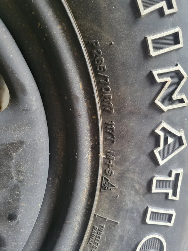 Dodge Ram Used Rims and A Firestone Destination P285/70R17 image indicator(3)