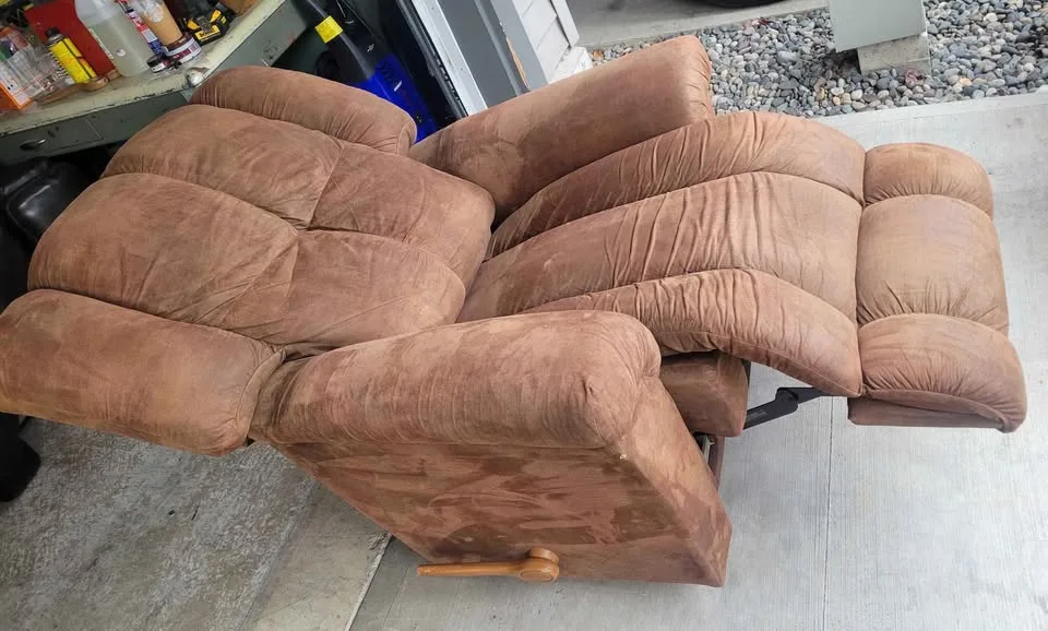 LaZBoy Microsuede Recliner Sofa & Rocker Recliner image indicator(2)